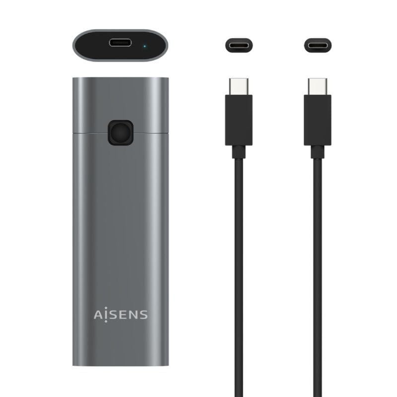 Caja Externa para Disco SSD M.2 NVMe Aisens ASM2-021GR/ USB 3.1 Gen2/ Sin Tornillos - изображение 2