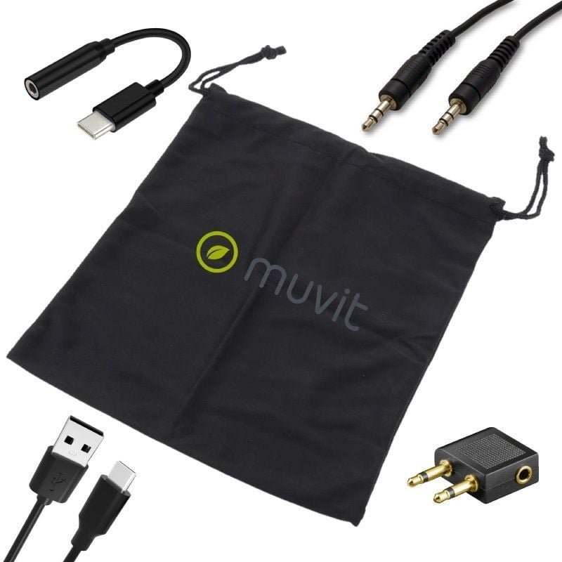 Auriculares Inalámbricos Muvit MCHPH0011/ con Micrófono/ Bluetooth/ Negros - изображение 5