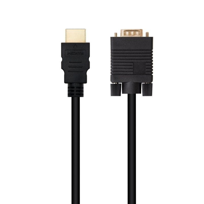 Cable Conversor Nanocable 10.15.4348/ HDMI Macho - VGA Macho/ 1.8m/ Negro - изображение 2