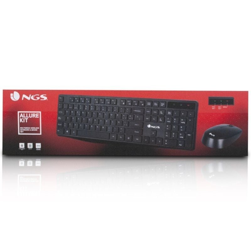 Teclado y Ratón Inalámbricos NGS Allure Kit - изображение 5