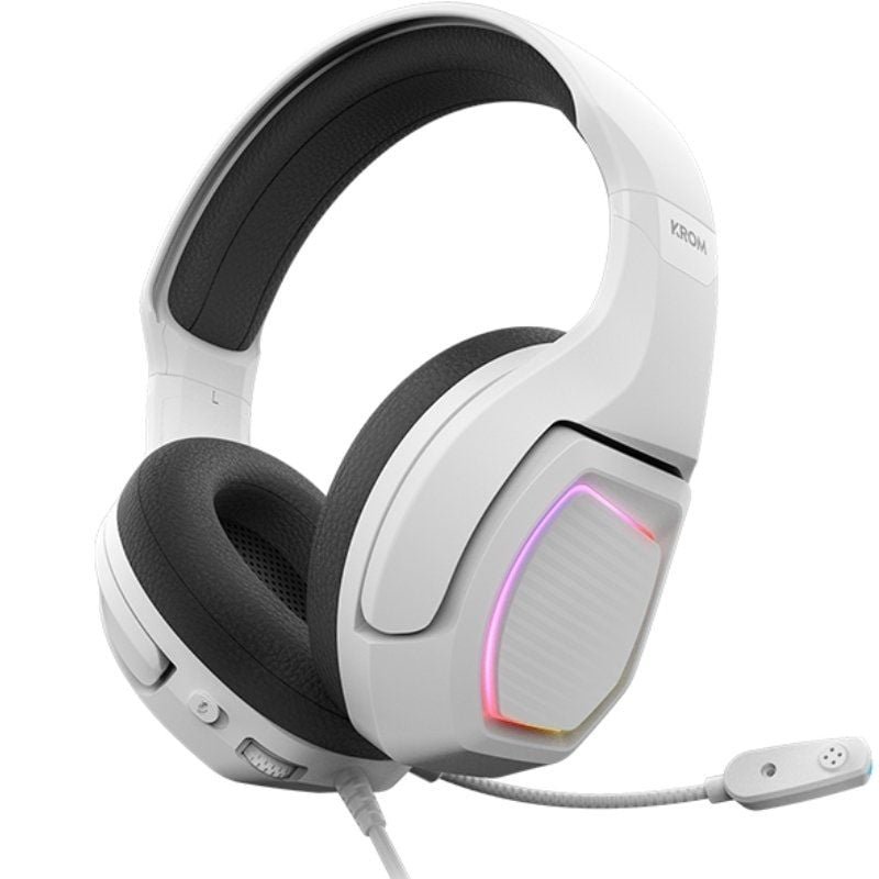 Auriculares Gaming con Micrófono Krom Kopa 7.1/ USB 2.0/ Blancos - изображение 2