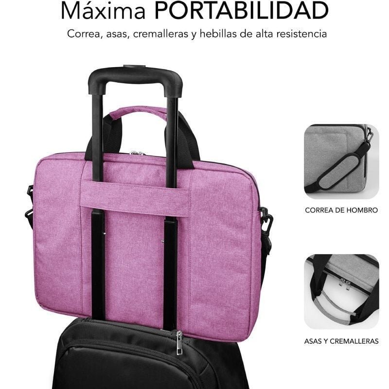 Mochila Subblim Air Padding Laptop Bag para Portátiles hasta 15.6"/ Rosa - изображение 2