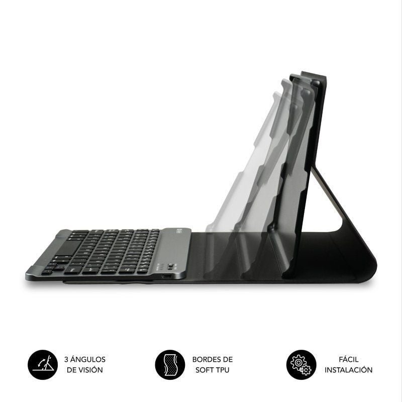 Funda con Teclado Subblim KeyTab Pro BT para Tablets Samsung Galaxy A9+/ Negra - изображение 5