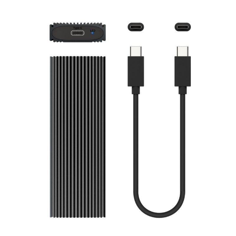 Caja Externa para Disco SSD M.2 NVMe Aisens ASM2-023GR/ USB 3.2/ Sin tornillos - изображение 4