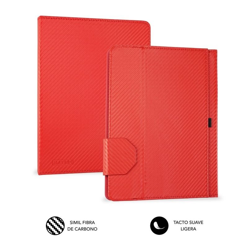 Funda con Teclado Subblim Keytab Pro USB para Tablets de 10.1"/ Roja