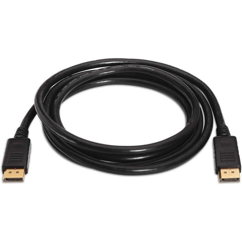 Cable DisplayPort 1.2 4K Aisens A124-0129/ DisplayPort Macho - DisplayPort Macho/ Hasta 5W/ 2300Mbps/ 2m/ Negro - изображение 2