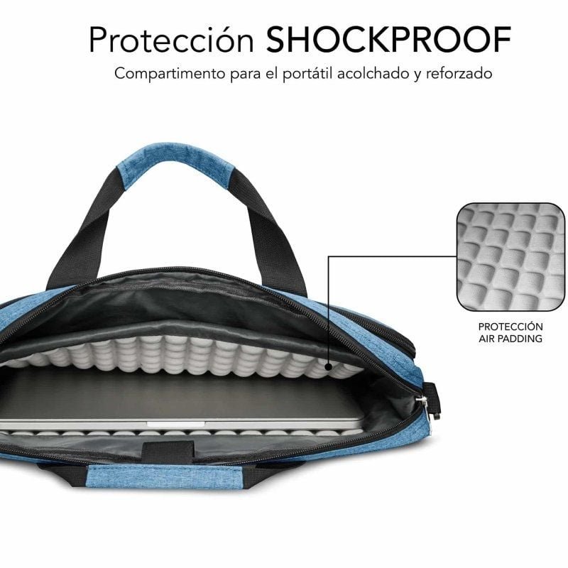 Mochila Subblim Air Padding Laptop Bag para Portátiles hasta 15.6"/ Azul - изображение 4