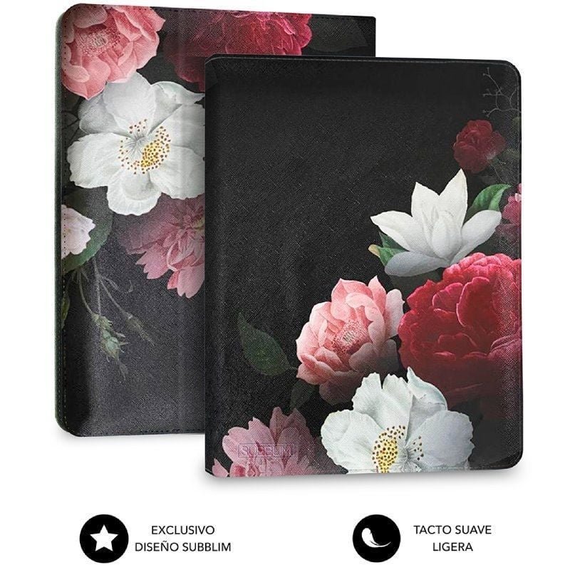 Funda Subblim Trendy Case Rosas para Tablet de 11"/ Negra - изображение 4