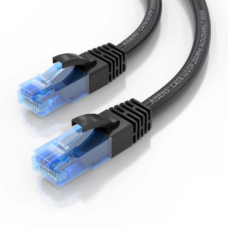Cable de Red RJ45 AWG26 CCA UTP Aisens A135-0852 Cat.6/ 20m/ Negro - изображение 3