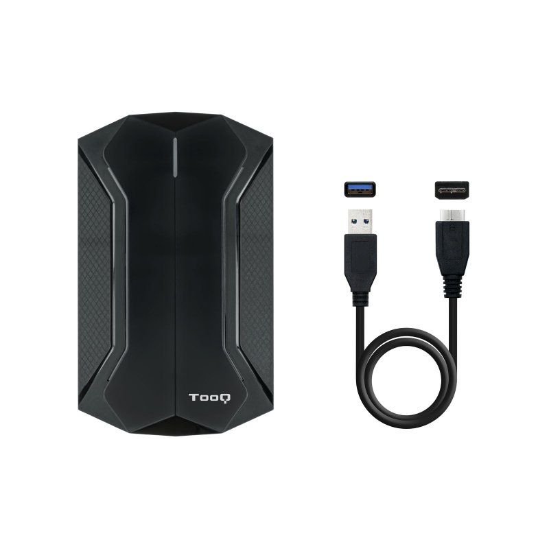 Caja Externa Gaming para Disco Duro de 2.5" TooQ TQE-2599RGB/ USB 3.1/ Sin tornillos - изображение 3