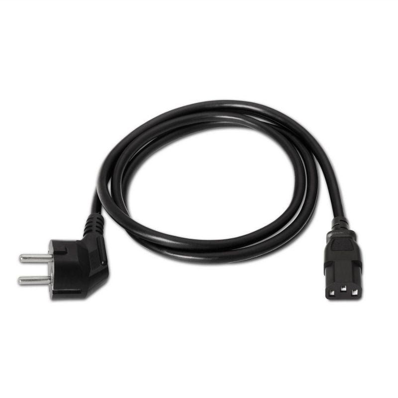 Cable Alimentación Aisens A132-0169/ CEE(7-7) Macho - C13 Hembra/ Hasta 1500W/ 5m/ Negro - изображение 2