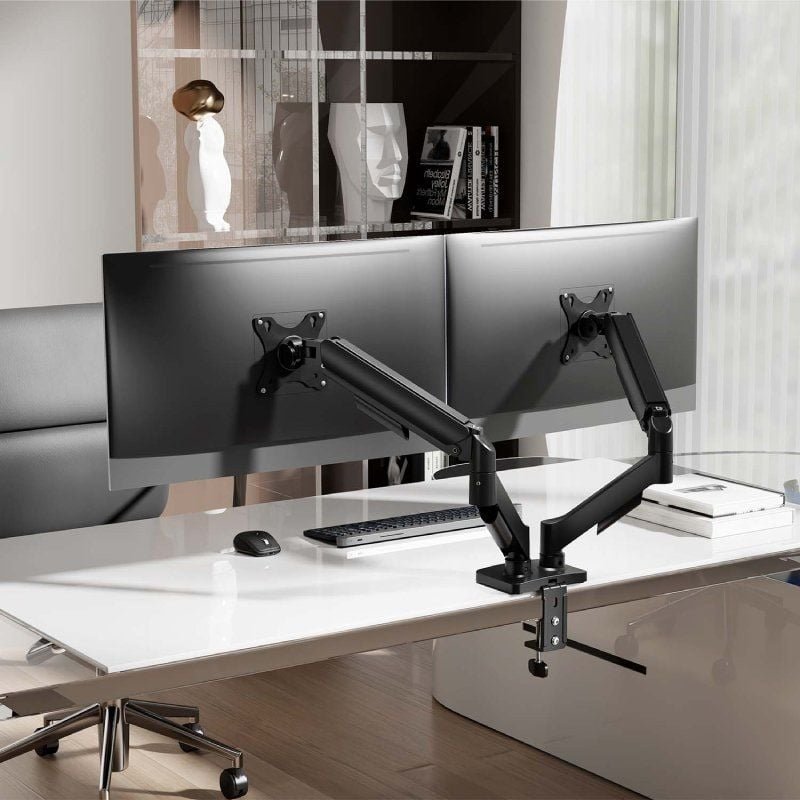 Soporte de Mesa con Contrapeso para 2 Monitores Aisens DT32TSR-357/ Giratorio/ Inclinable/ hasta 9kg - изображение 5