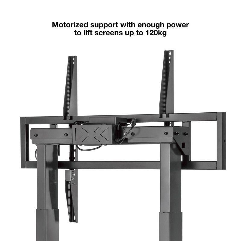 Soporte de Suelo/ Pared Eléctrico TooQ FSM01-B para TV 55-100"/ hasta 120kg - изображение 4