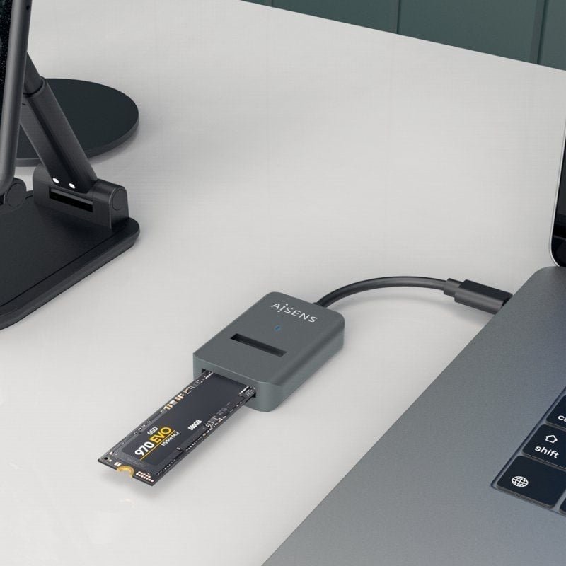 Dock USB Tipo-C para SSD M2 SATA/NVMe Aisens ASUC-M2D012-GR/ Gris - изображение 5