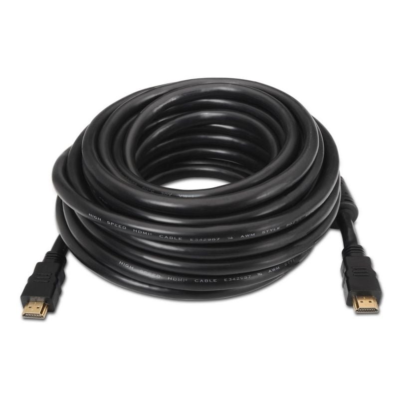 Cable HDMI 1.4 Aisens A119-0102/ HDMI Macho - HDMI Macho/ Hasta 10W/ 720Mbps/ 10m/ Negro - изображение 2