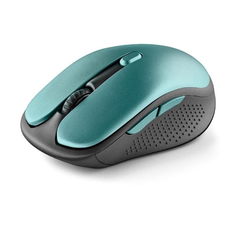 Ratón Inalámbrico NGS Evo Rust/ Batería recargable/ Hasta 1600 DPI/ Verde Agua - изображение 3