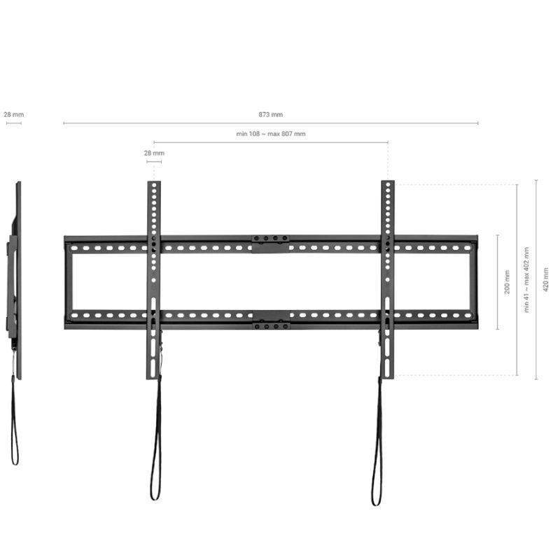 Soporte de Pared Fijo Aisens WT90F-119 para TV de 37-90"/ hasta 75kg - изображение 3