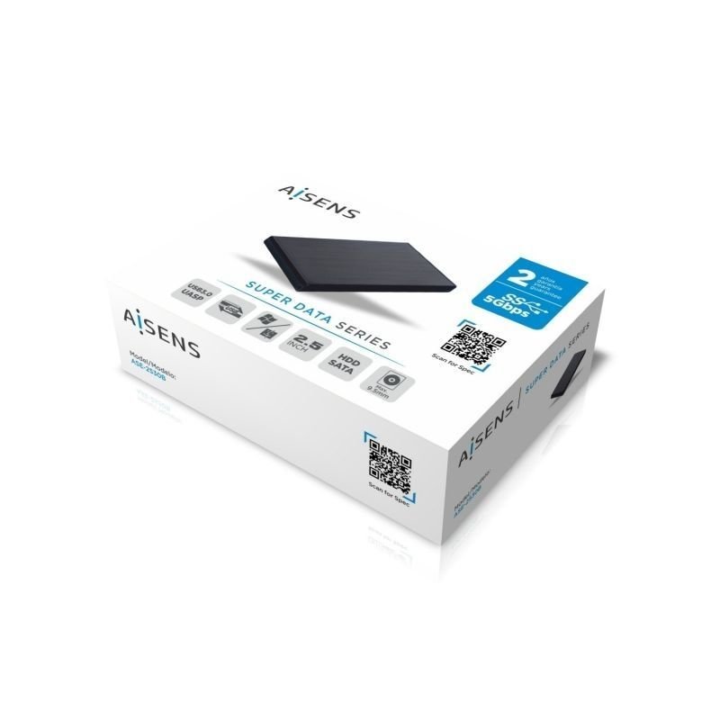 Caja Externa para Disco Duro de 2.5" Aisens ASE-2530B/ USB 3.1 - изображение 5