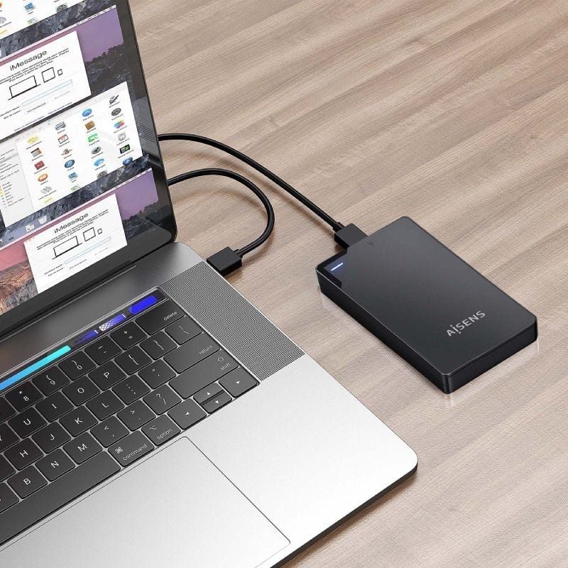 Caja Externa para Disco Duro de 2.5" Aisens ASE-2520B/ USB 3.1/ Sin tornillos - изображение 4