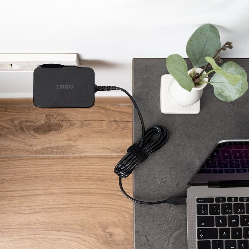 Cargador de Portátil GaN TooQ TQLC-USBCGAN90PD USB Tipo-C/ 90W/ Automático/ Voltaje 5-20V - изображение 4