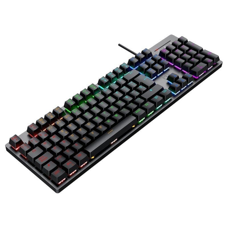 Teclado Gaming Mecánico Hiditec GK400 ARGB/ Switch Rojo - изображение 3