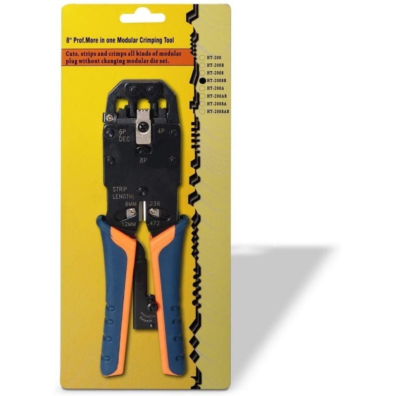 Crimpadora Metálica de Carraca Aisens A142-0311 para RJ10-RJ11-RJ12-RJ45 - изображение 3