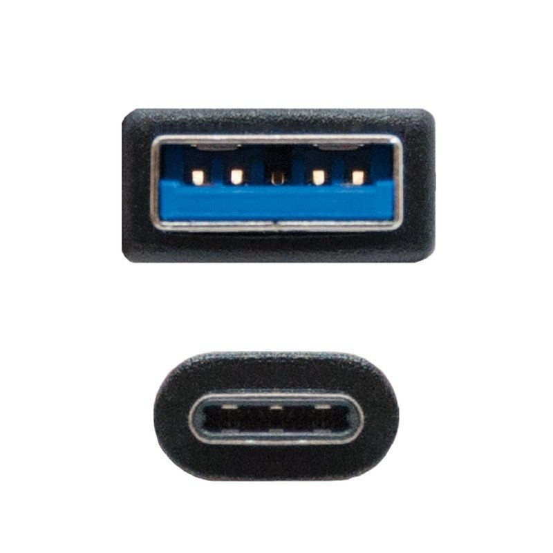 Cable USB 3.1 Tipo-C Nanocable 10.01.4002/ USB Tipo-C Macho - USB Macho/ 2m/ Negro - изображение 3