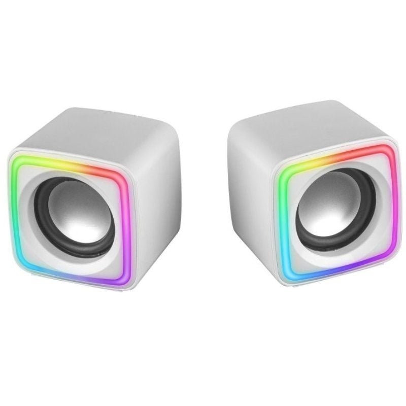 Altavoces Mars Gaming MSCUBE/ 8W/ 2.0/ Blancos - изображение 3