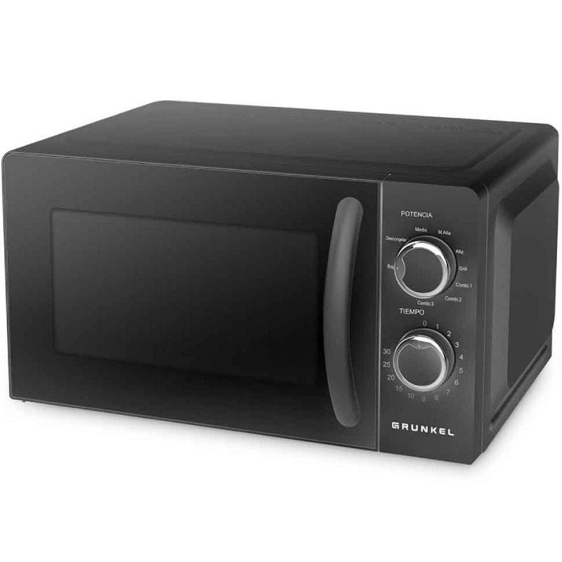 Microondas Grunkel MWG-20NG/ 700W/ Capacidad 20L/ Funcion Grill/ Negro - изображение 2