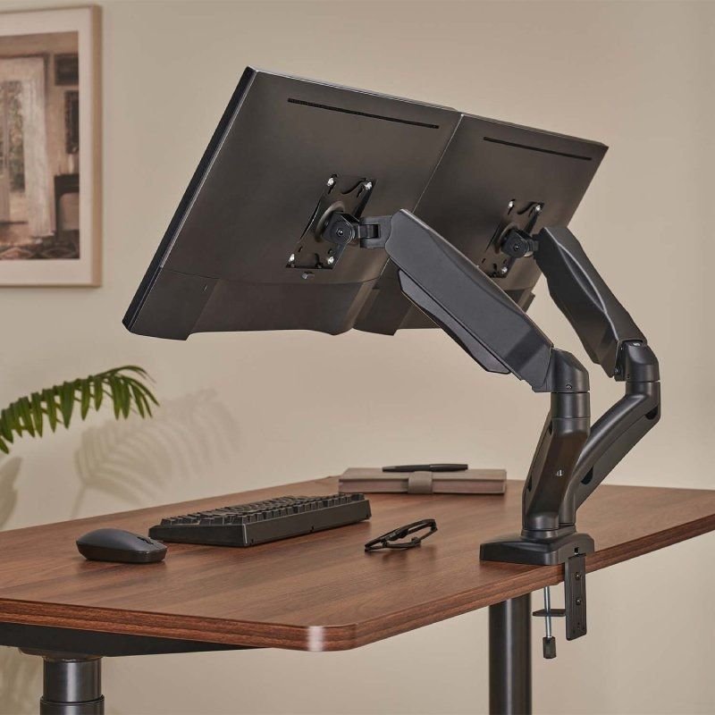 Soporte de Mesa con Contrapeso para 2 Monitores o TV Aisens DT32TSR-221/Giratorio/ Inclinable/ hasta 9kg - изображение 4