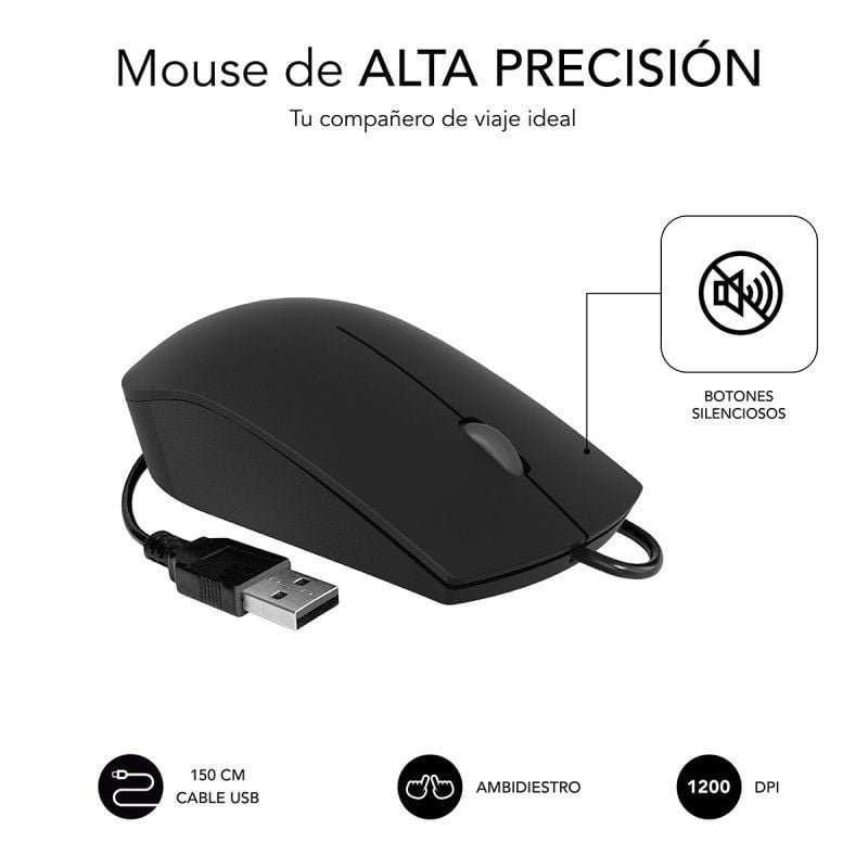 Teclado y Ratón Subblim Combo Business Slim CSSK01 - изображение 4