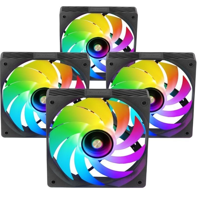 Pack 4 Ventiladores Mars Gaming MF-SI4KIT/ 12cm + HUB + Mando a Distancia/ ARGB - изображение 5