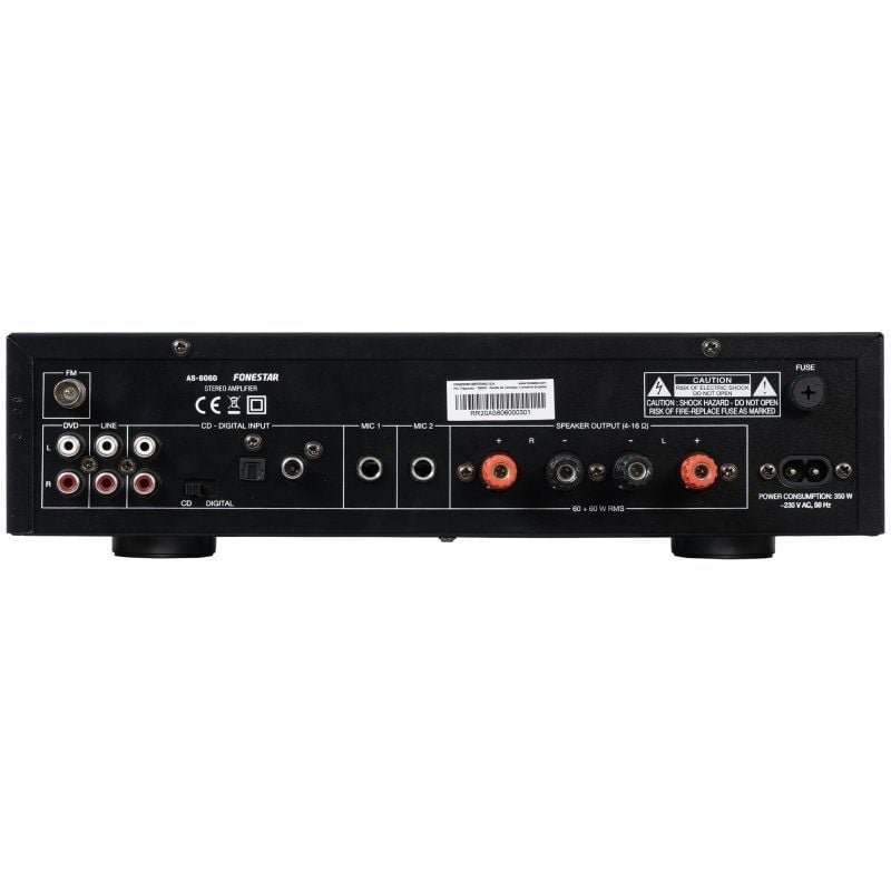 Amplificador estéreo Fonestar AS-6060/ 120W - изображение 3