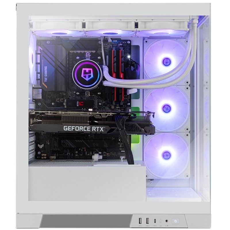 Caja Gaming Semitorre Nox Hummer Glock/ Blanca - изображение 3