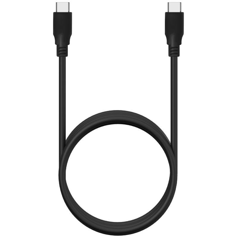 Cable USB 3.2 Tipo-C Aisens A107-0702 20GBPS 5A 100W/ USB Tipo-C Macho - USB Tipo-C Macho/ Hasta 100W/ 2500Mbps/ 1m/ Negro - изображение 3