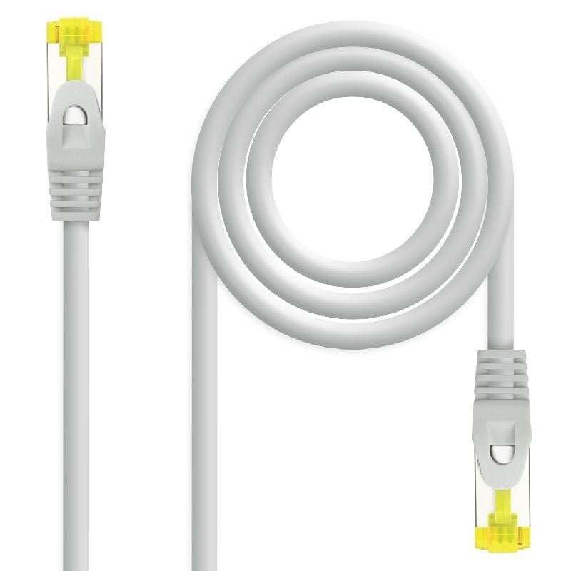 Cable de Red RJ45 SFTP Nanocable 10.20.1900-L25 Cat.6A/ LSZH/ 25cm/ Gris - изображение 2