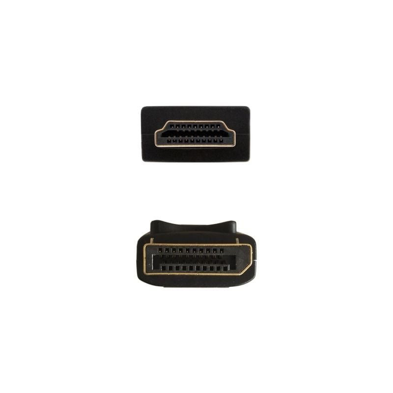 Cable Conversor Aisens A125-0364/ DisplayPort Macho - HDMI Macho/ Hasta 5W/ 2300Mbps/ 2m/ Negro - изображение 2