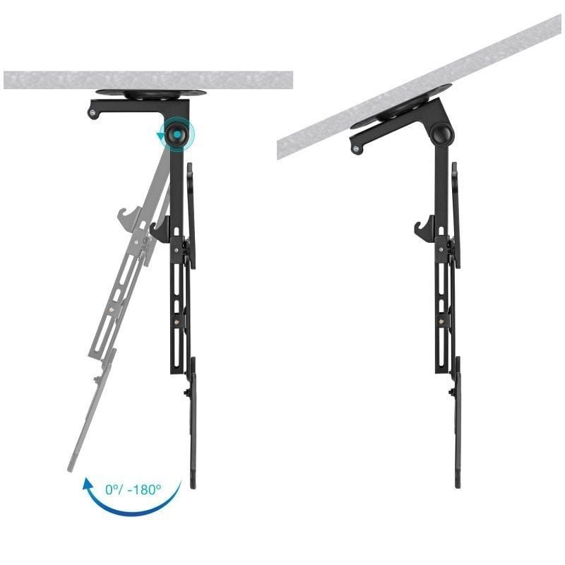 Soporte de Techo Giratorio/ Inclinable TooQ LPCE1123TSLI-B para TV de 23-55"/ hasta 20kg - изображение 3