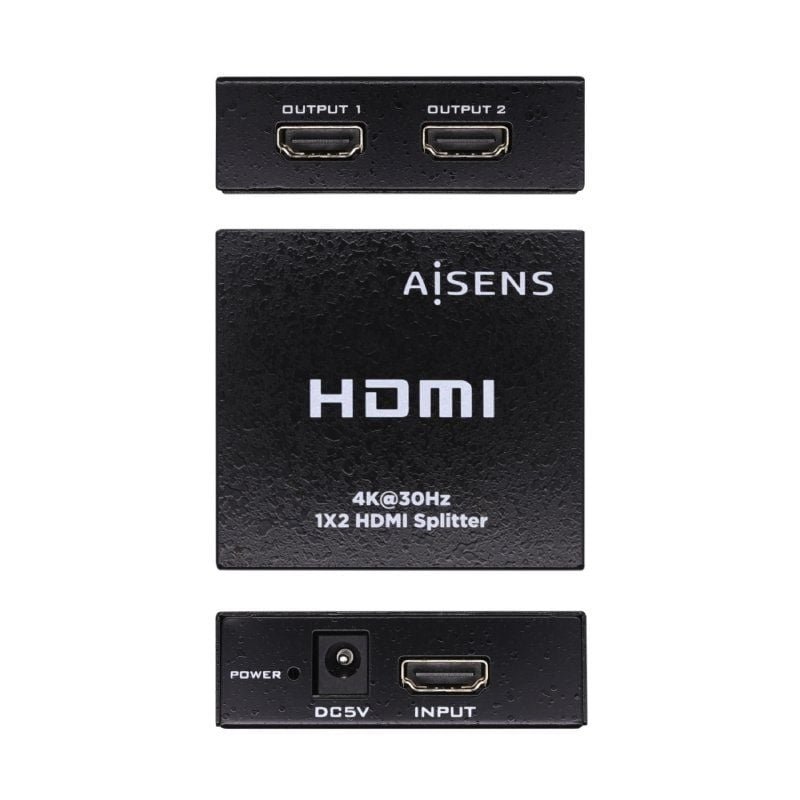 Duplicador HDMI Aisens A123-0506/ 2x HDMI Hembra/ HDMI Macho - USB Hembra - изображение 2