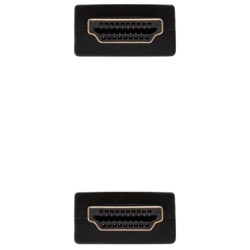 Cable HDMI 2.0 4K Nanocable 10.15.3810/ HDMI Macho - HDMI Macho/ 10m/ Negro - изображение 3