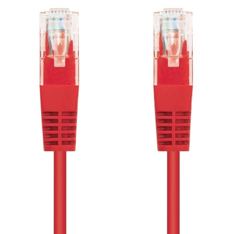 Cable de Red RJ45 UTP Nanocable 10.20.0400-L30 Cat.6/ 30cm/ Rojo - изображение 2