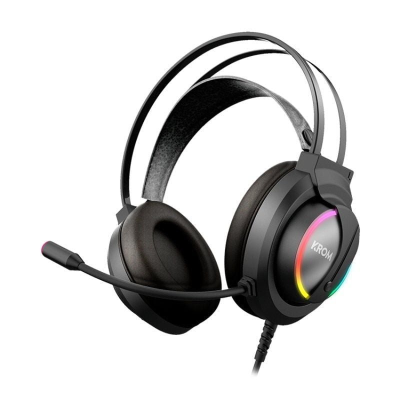 Auriculares Gaming con Micrófono Krom Kappa/ Jack 3.5/ USB 2.0/ Negros - изображение 2