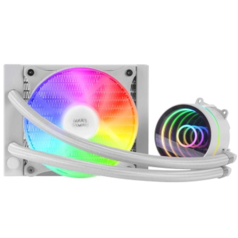 Sistema de Refrigeración Líquida Mars Gaming MLONE120/ Blanco - изображение 2