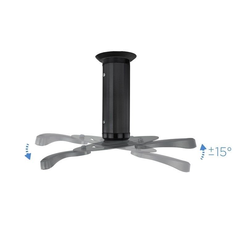 Soporte de Techo para Proyector TooQ PJ1010TN-B/ Inclinable-Giratorio/ hasta 10kg - изображение 3