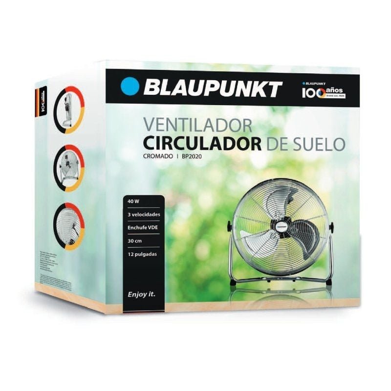 Ventilador de Suelo Blaupunkt Industrial BP2020/ 40W/ 3 Aspas 30cm/ 3 velocidades - изображение 2