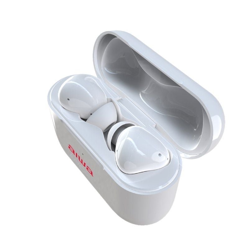 Auriculares Bluetooth Aiwa EBTW-888ANC con estuche de carga/ Autonomía 4h/ Blancos - изображение 2