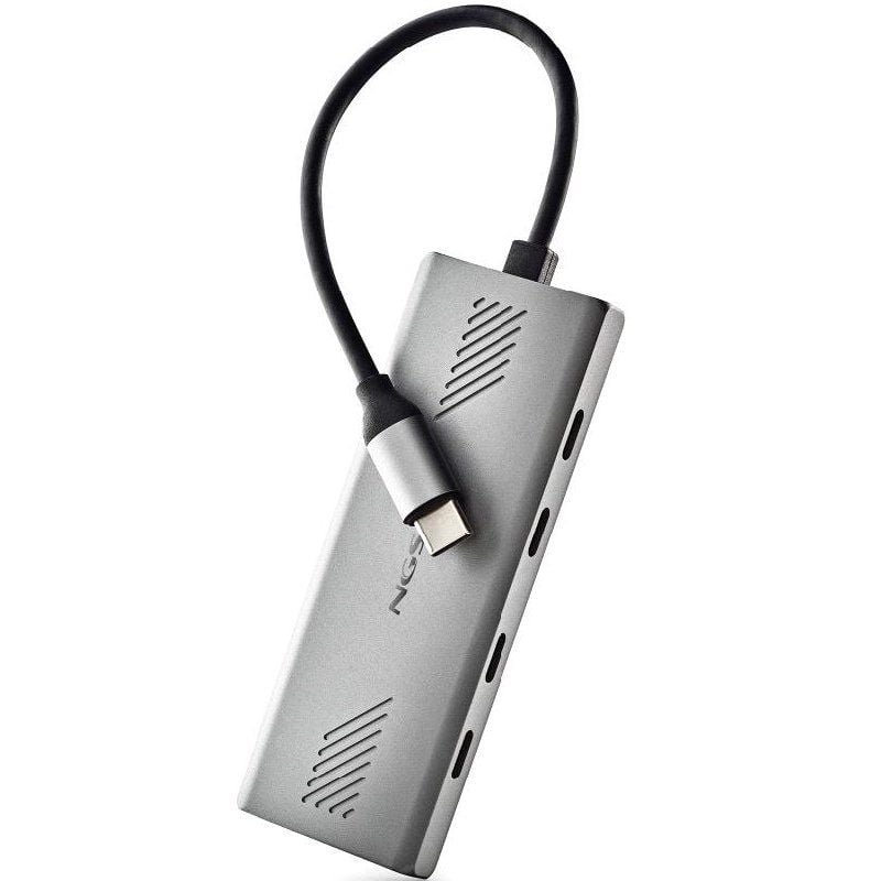 Hub USB Tipo-C NGS Wonder4-C/ 4xUSB Tipo-C - изображение 2