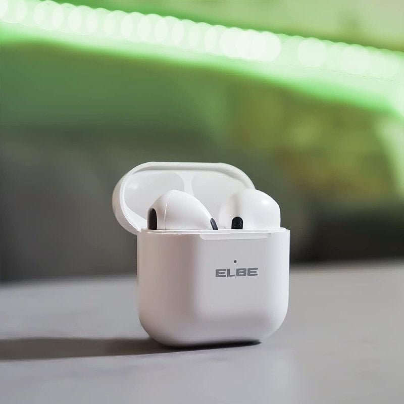 Auriculares Bluetooth Elbe ABTWS-003-B con estuche de carga/ Autonomía 5h/ Blancos - изображение 4