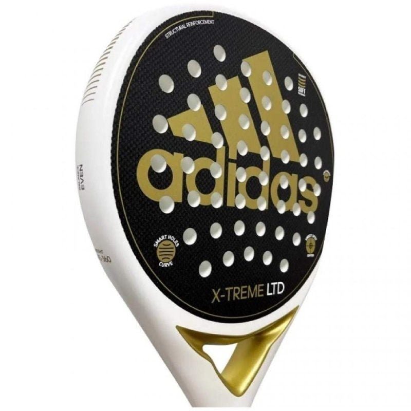 Pala de Pádel Adidas Pala Adidas X-Treme/ Blanca y Oro - изображение 2