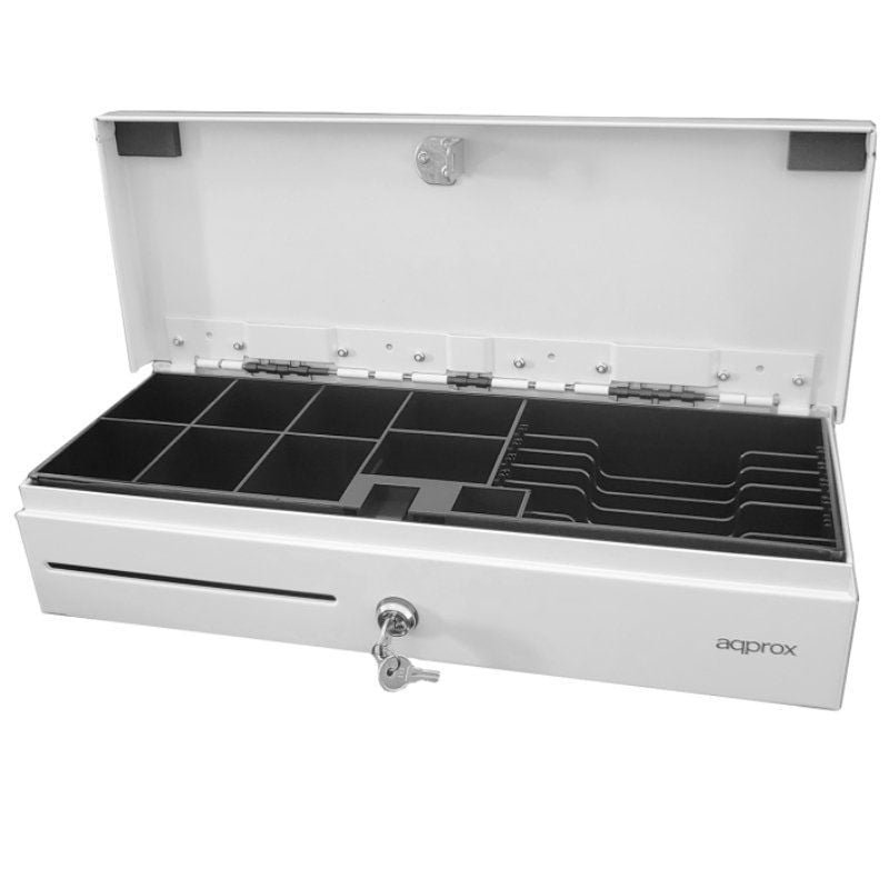 Cajón Portamonedas Approx appCASH02FLIPTOPWH/ Manual y Automático/ Blanco - изображение 3